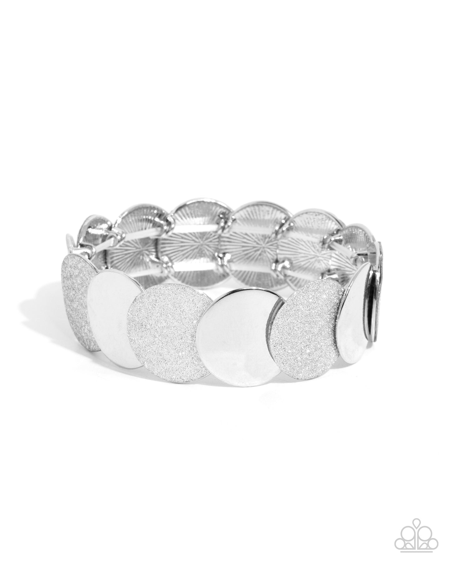 Paparazzi Accessories - Demurely Disco - Silver Bracelet