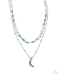 Paparazzi Accessories - Lunar Lucidity - Blue Necklace