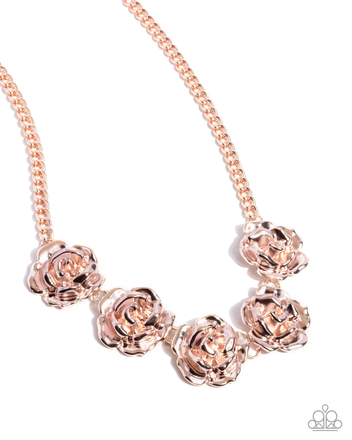 Paparazzi Accessories - Refreshing Roses - Rose Gold Necklace