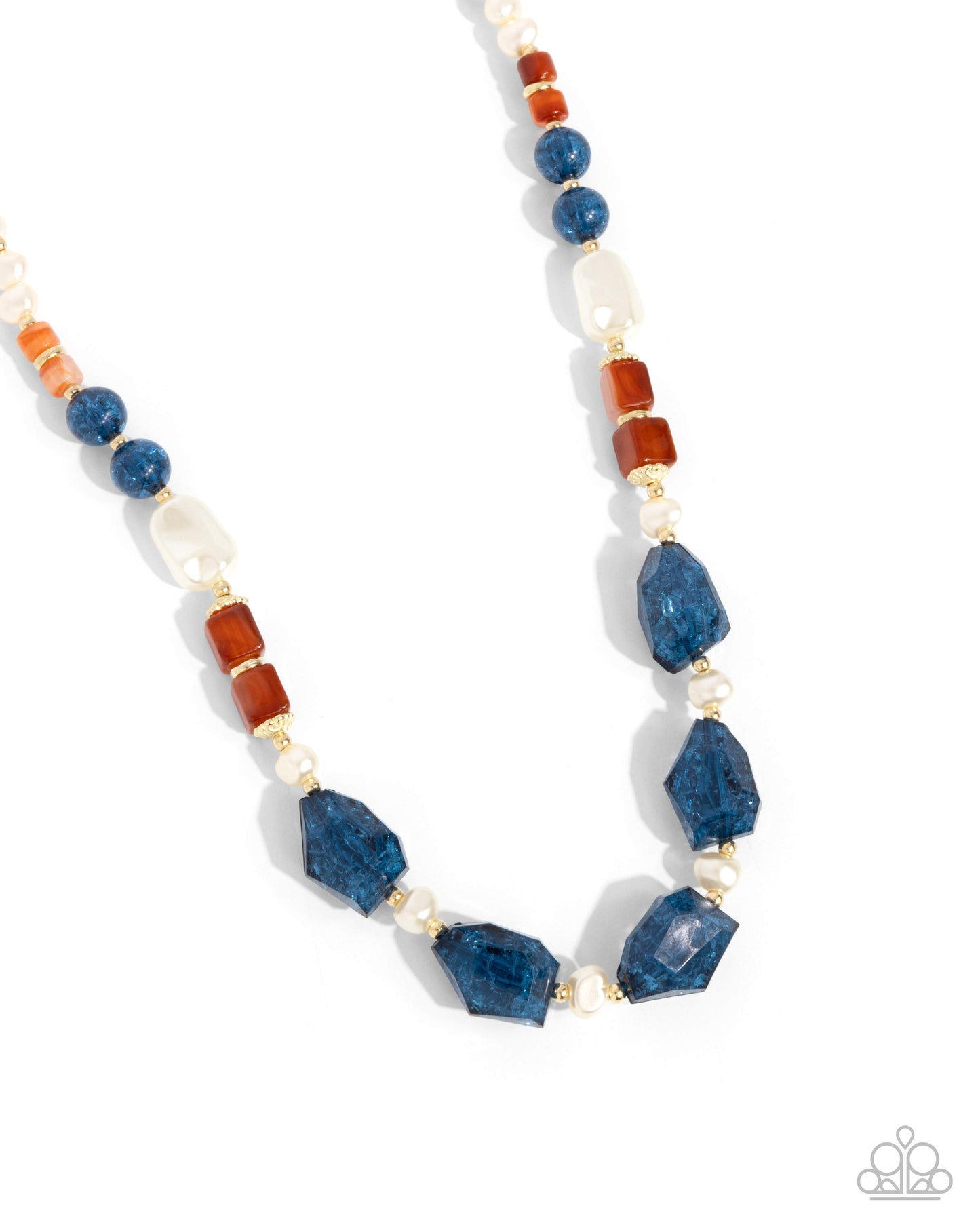 Paparazzi Accessories - Crackling Chic - Multi Colored Necklace