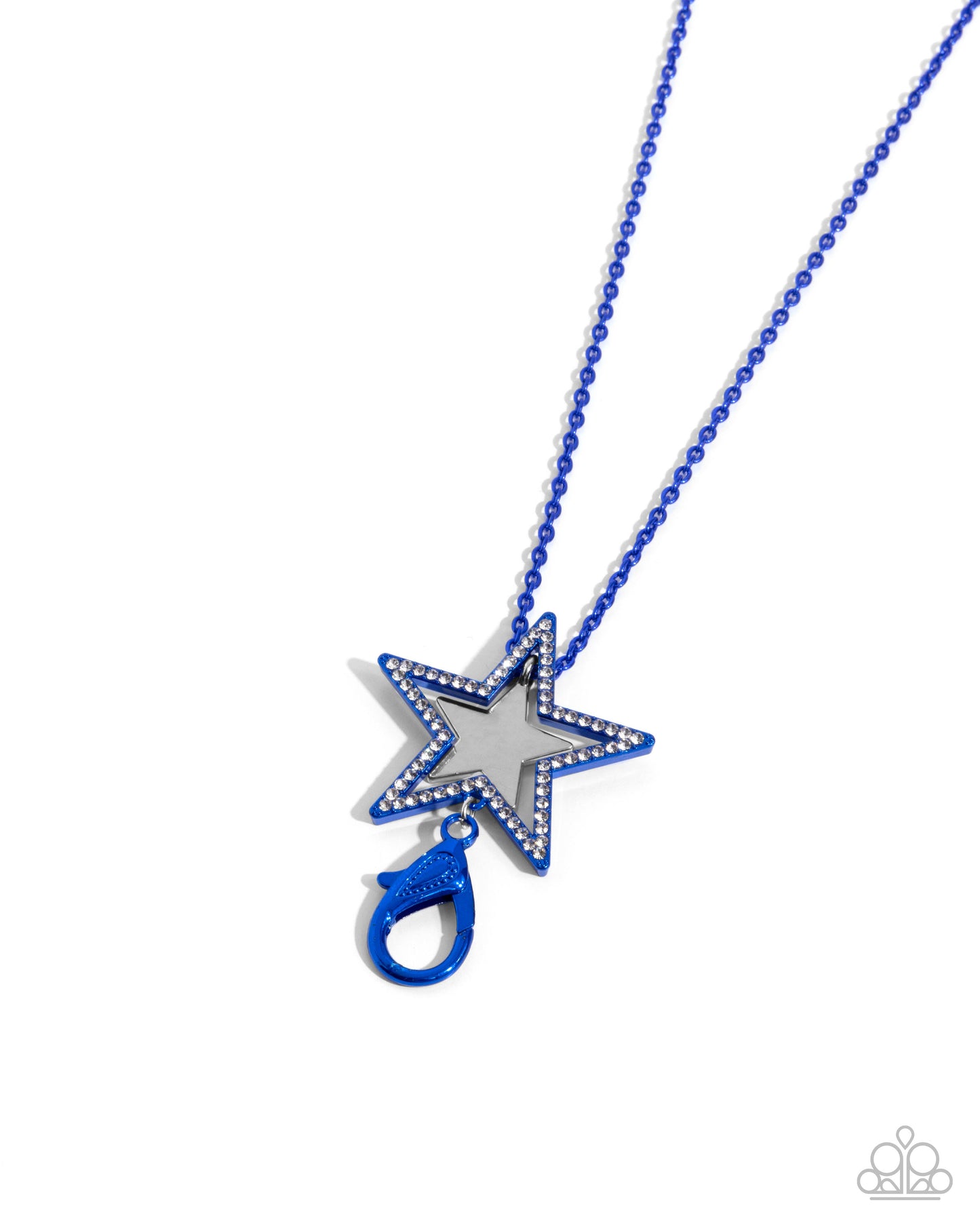 Paparazzi Accessories - Stellar Search - Blue Lanyard