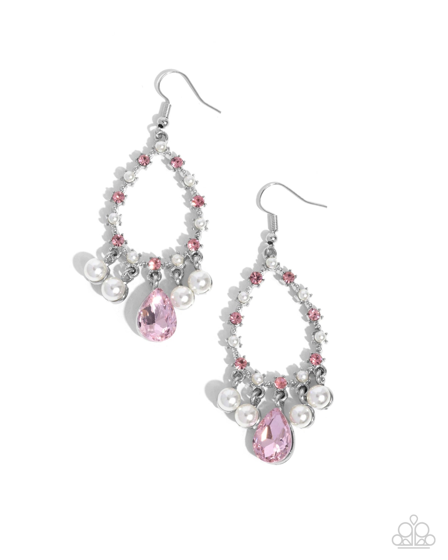 Paparazzi Accessories - Baroness Behavior - Pink Earrings