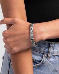 Paparazzi Accessories - Metro Reverie - Silver Bracelet