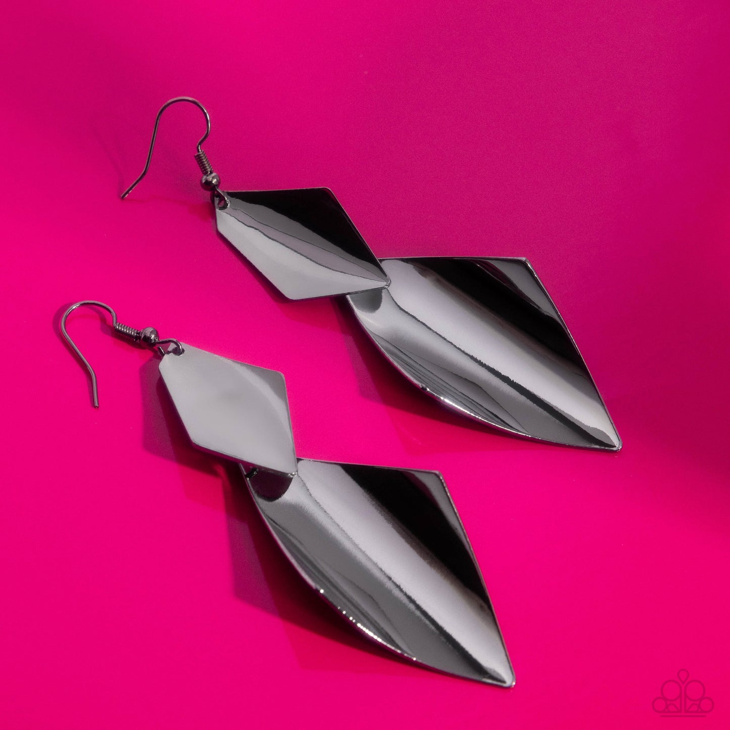 Paparazzi Accessories - Skillfully Sheared - Black Earrings