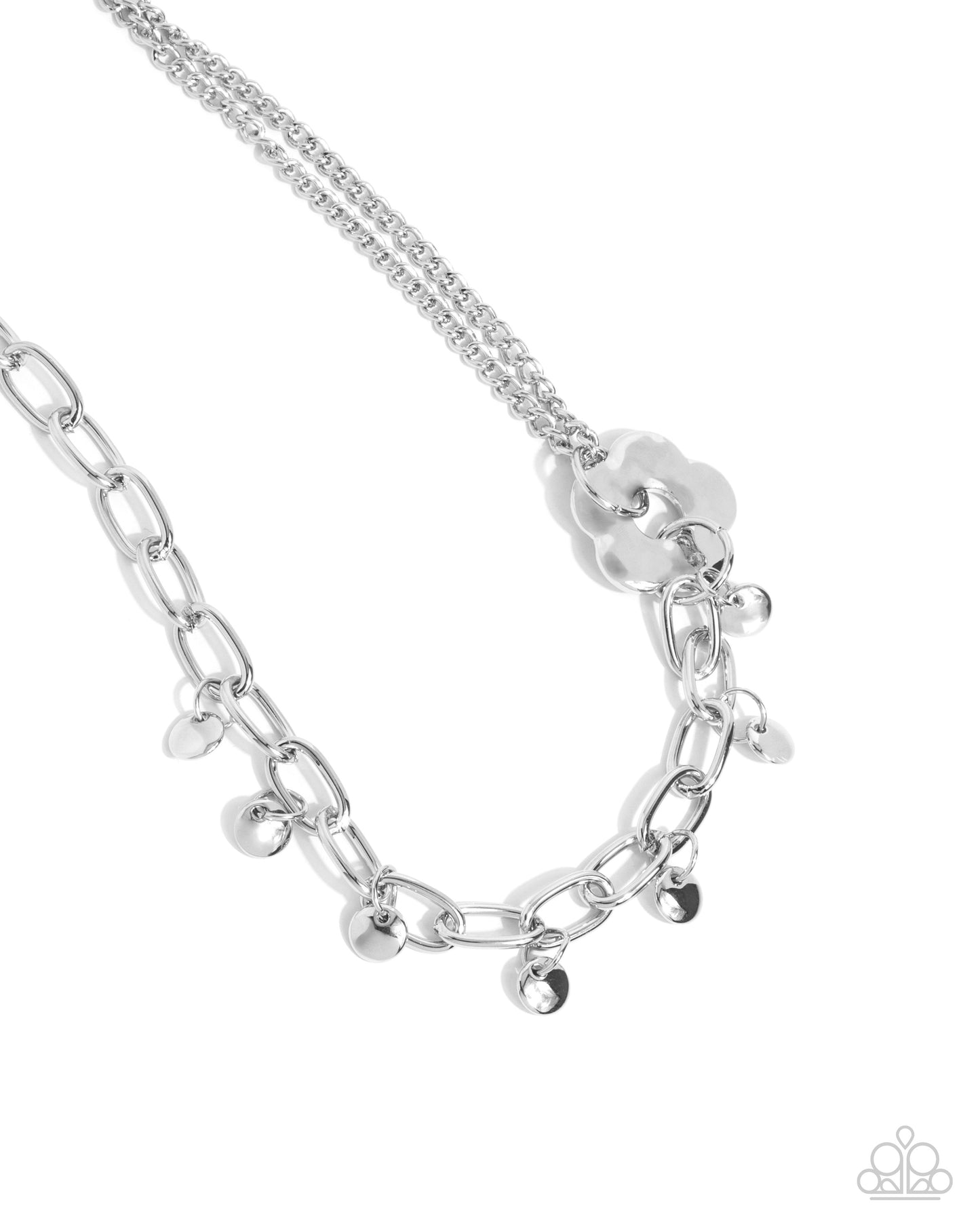 Paparazzi Accessories - Magic Merger - Silver Necklace