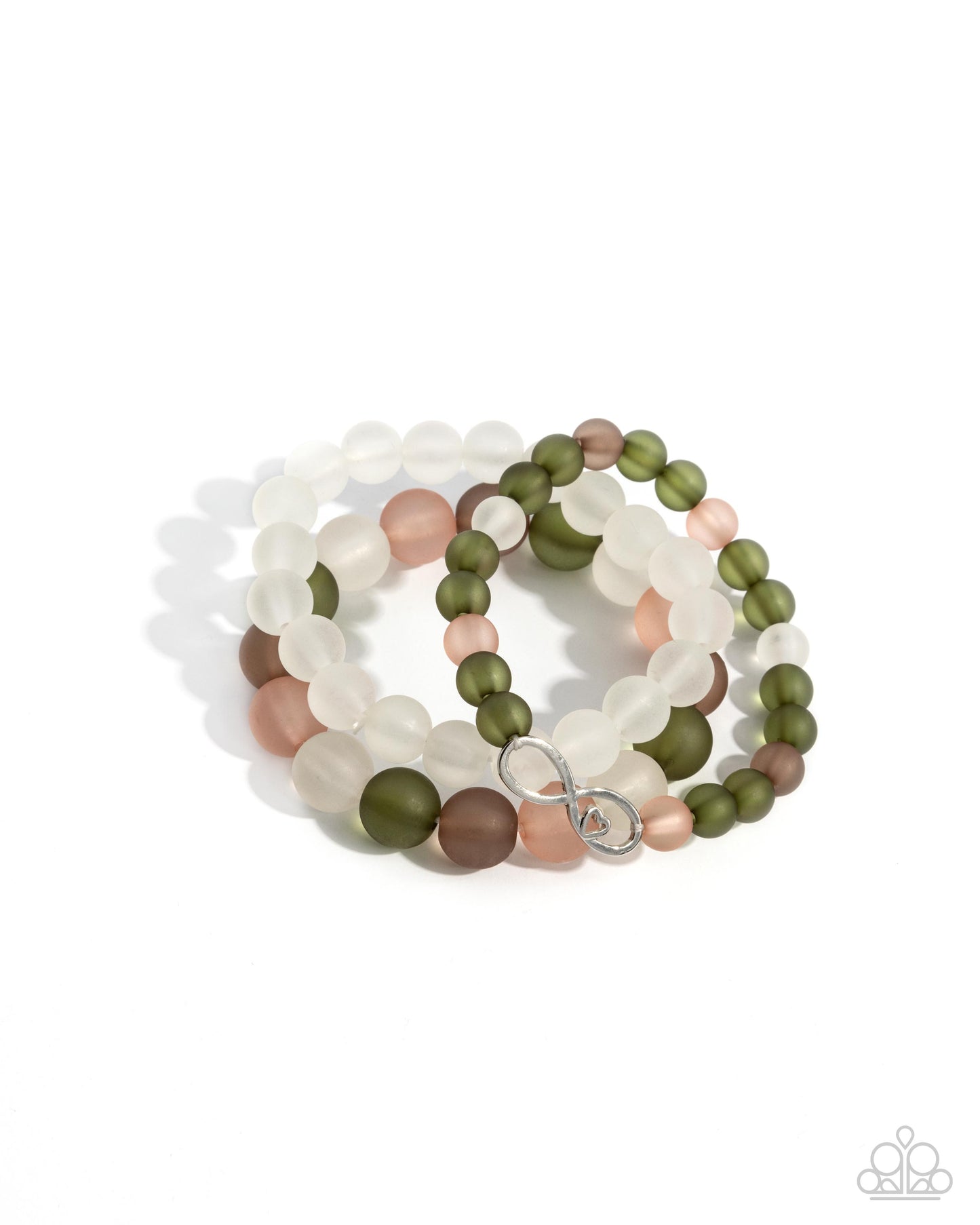 Paparazzi Accessories - Simplistic Stack - Green Bracelet