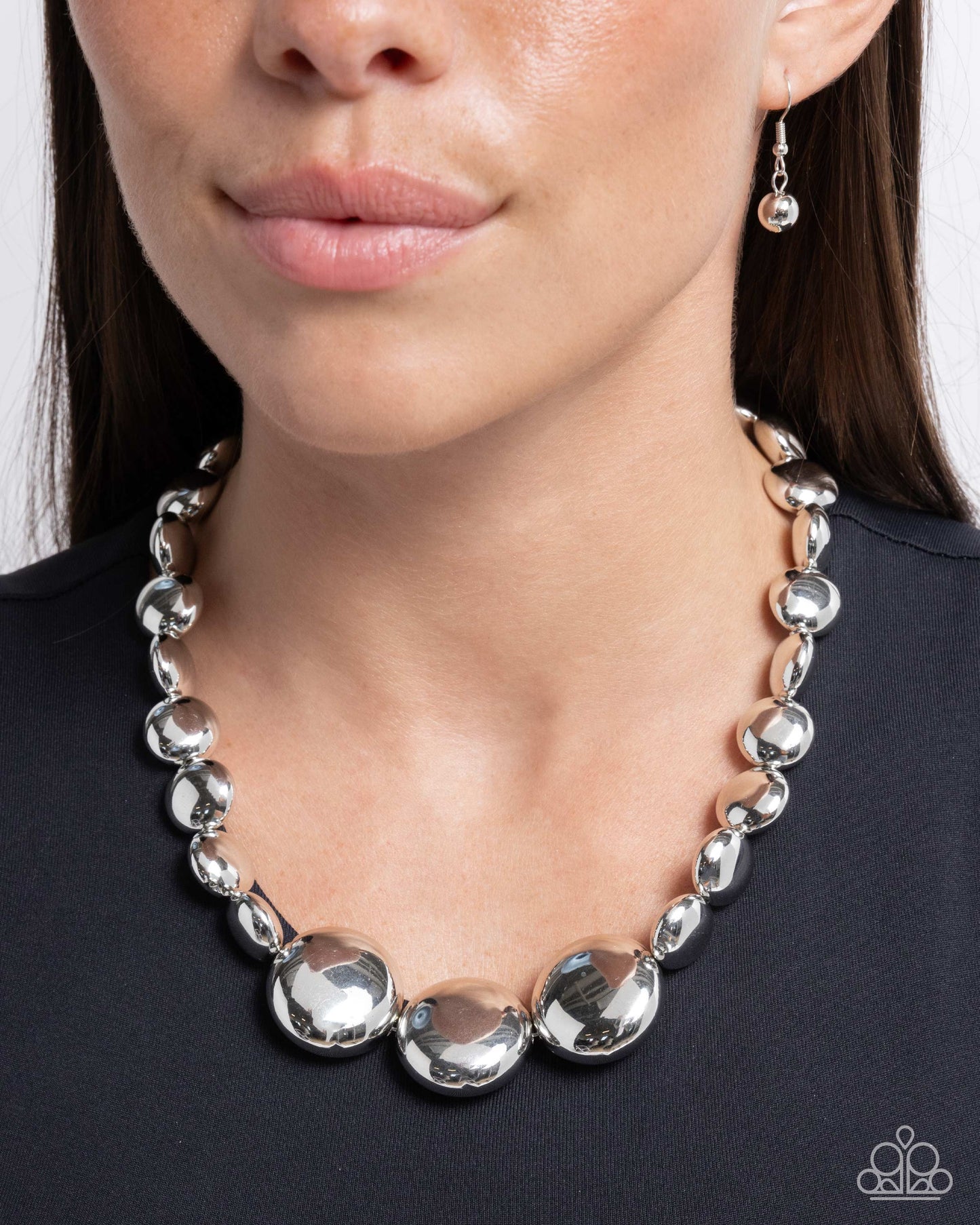 Paparazzi Accessories - Reflective Roar - Silver Necklace