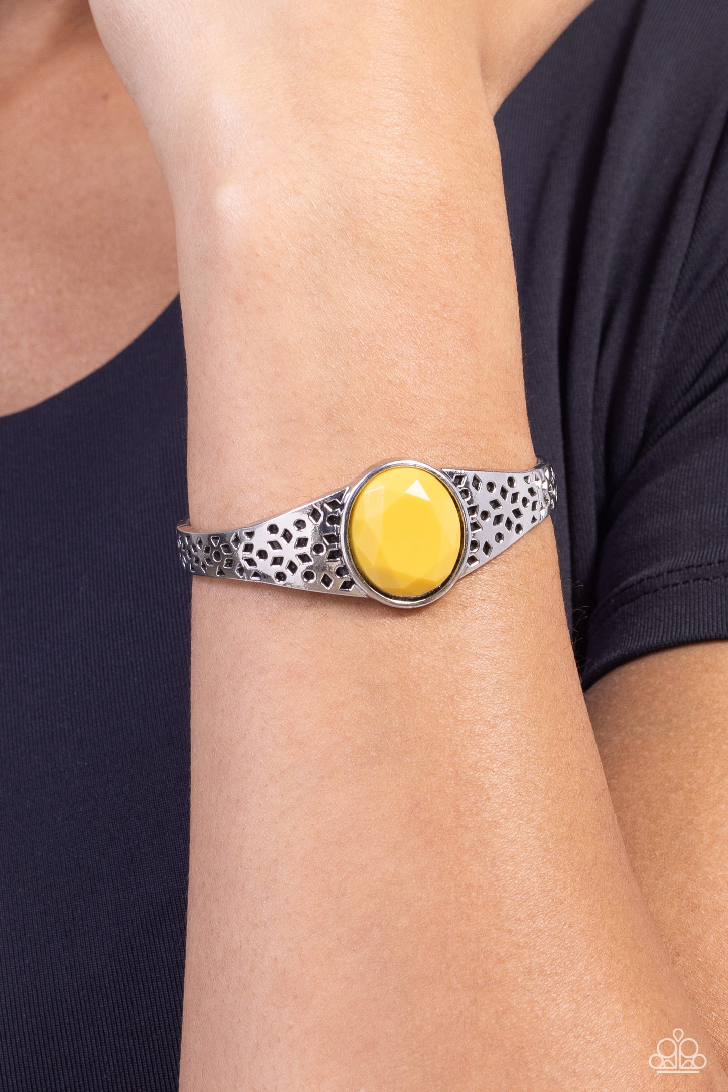 Paparazzi Accessories - Over POP-ulated - Yellow Bracelet