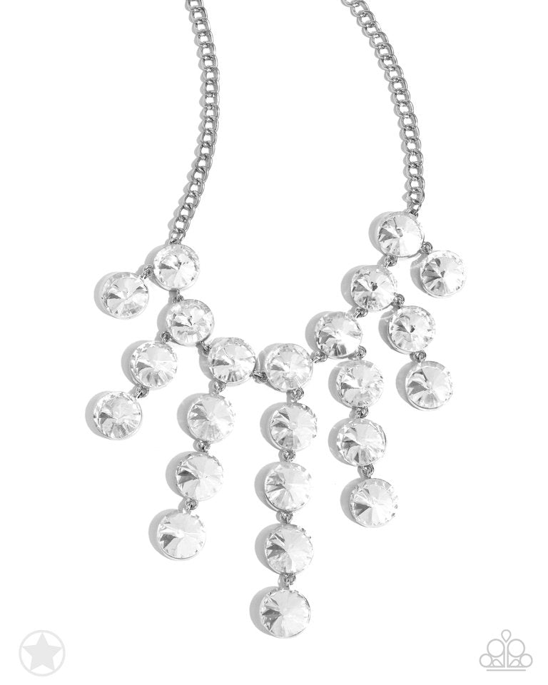 Paparazzi  Accessories - Spotlight Stunner - White Necklace