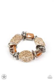 Paparazzi Accessories - Glaze of Glory - Brown Bracelet