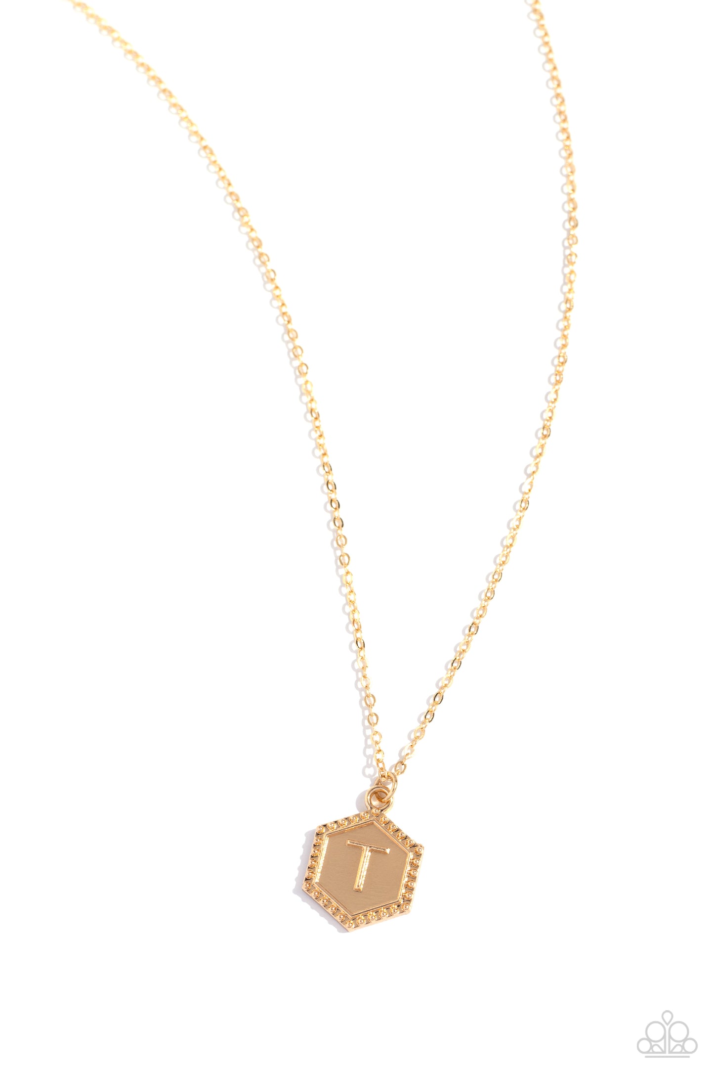 Paparazzi Accessories - Emblematic Elegance - Gold Necklace (T)