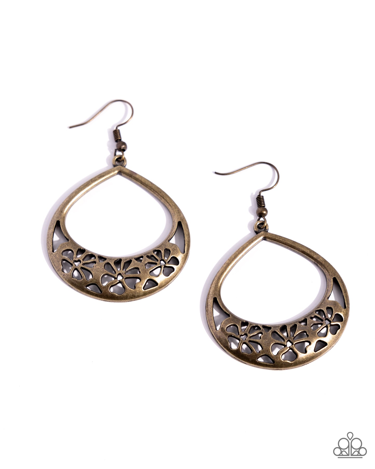 Paparazzi Accessories - Island Ambrosia - Brass Earrings