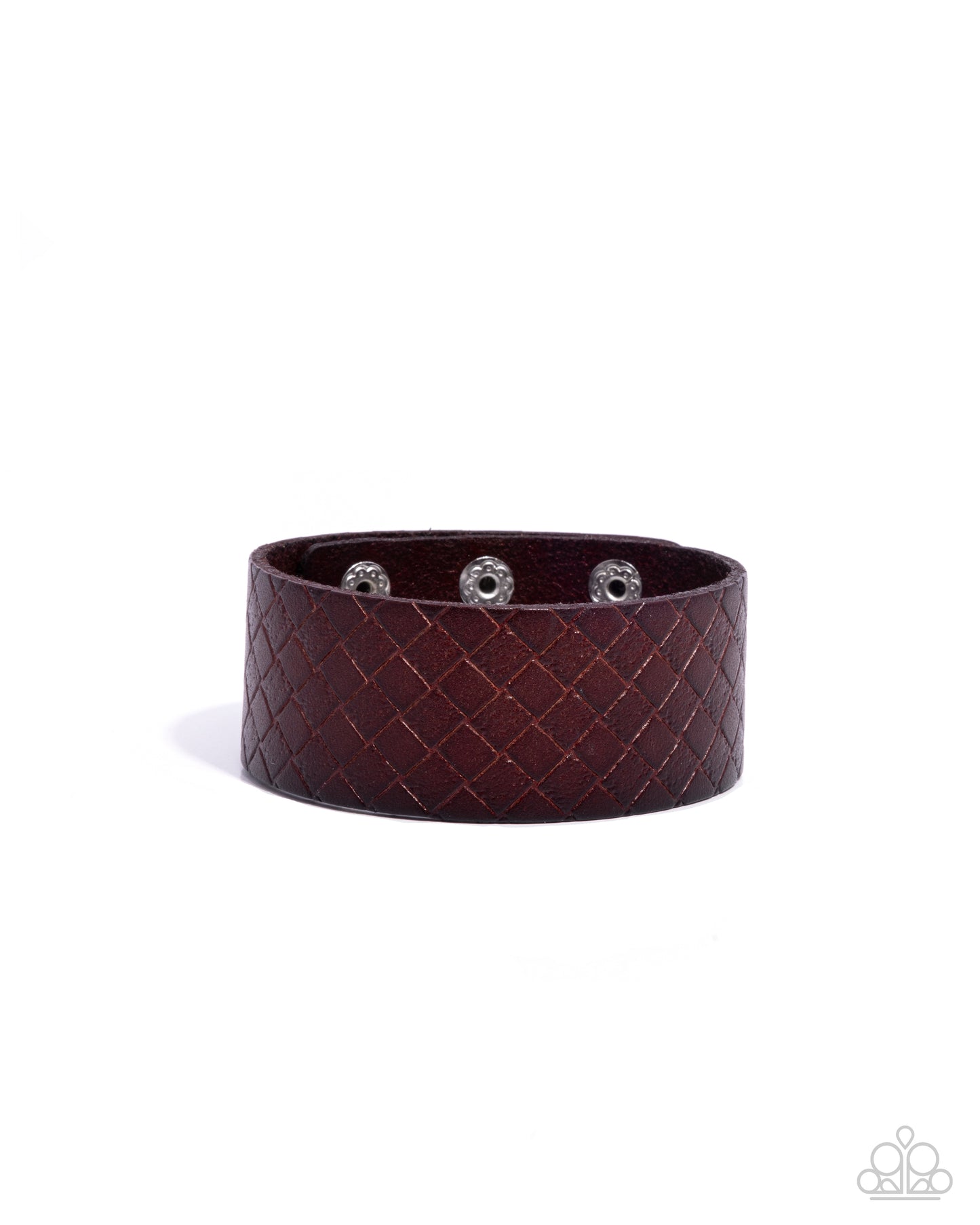 Paparazzi Accessories - Diamondback Bandit - Brown Bracelet