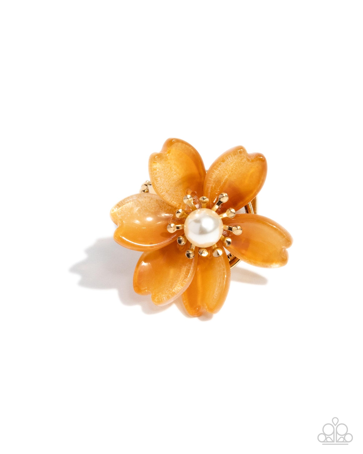 Paparazzi Accessories - Floral Force - Orange Ring