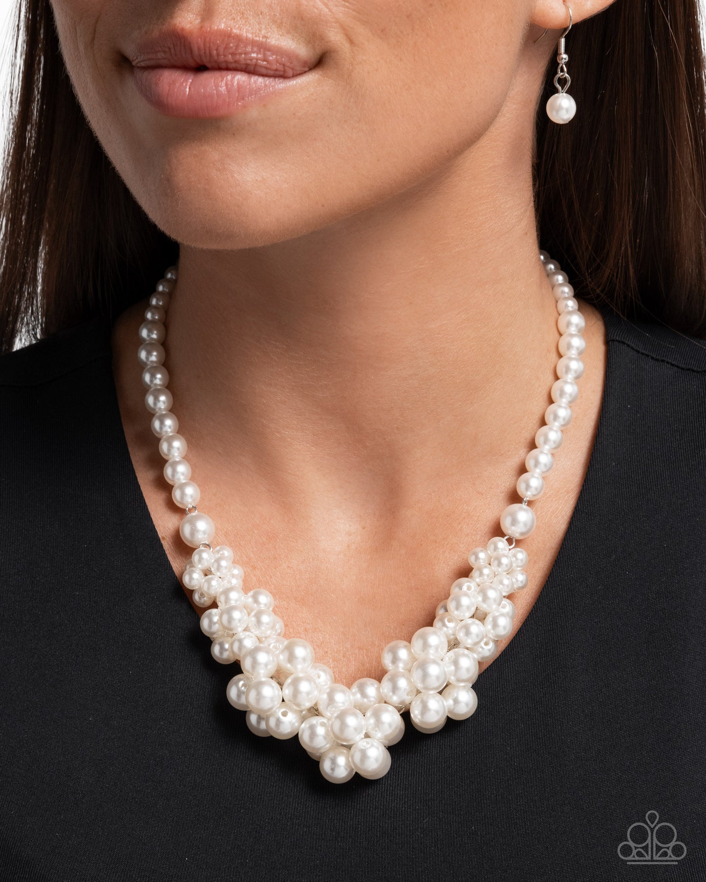 Paparazzi Accessories - Austen Adornment - White Necklace