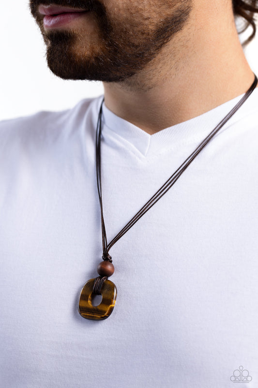 Paparazzi Accessories - Canyon Crusade - Brown Necklace