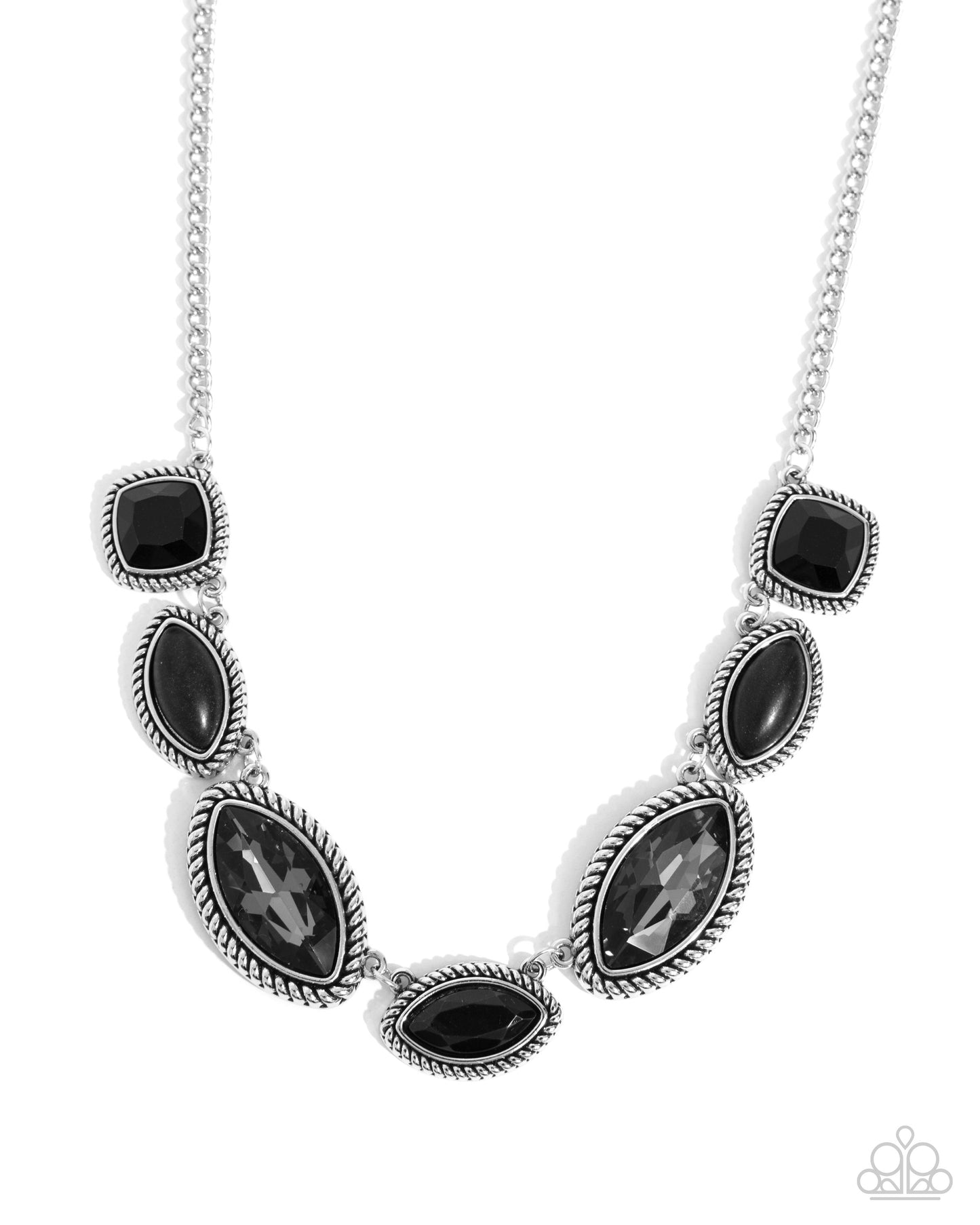 Paparazzi Accessories - Regally Roped - Black Necklace