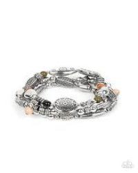 Paparazzi Accessories - Western Quest - Multi Colored Bracelet