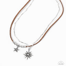 Paparazzi Accessories - Stellar Sojourn - Brown Necklace