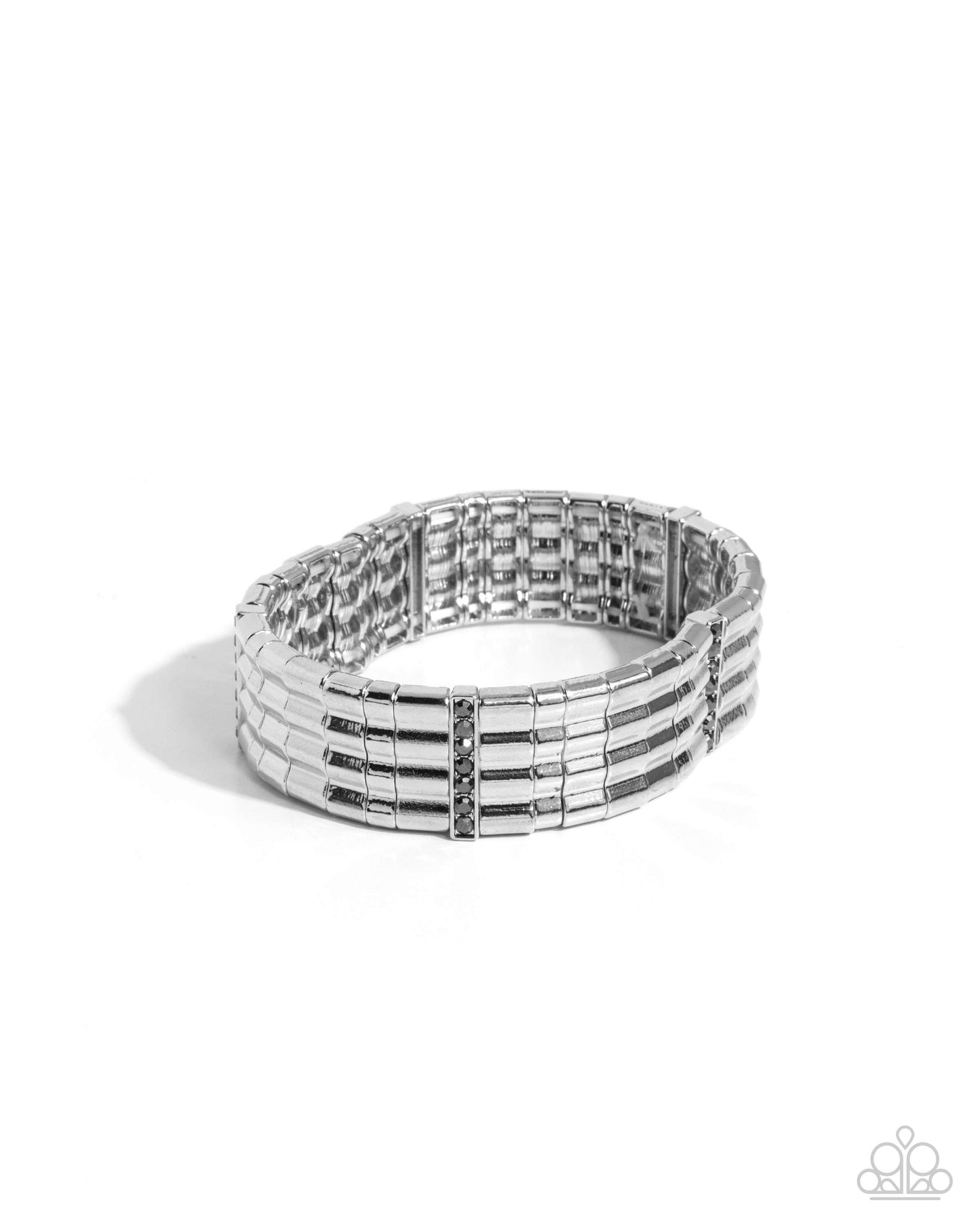 Paparazzi Accessories -  Glistening Getaway - Silver Bracelet