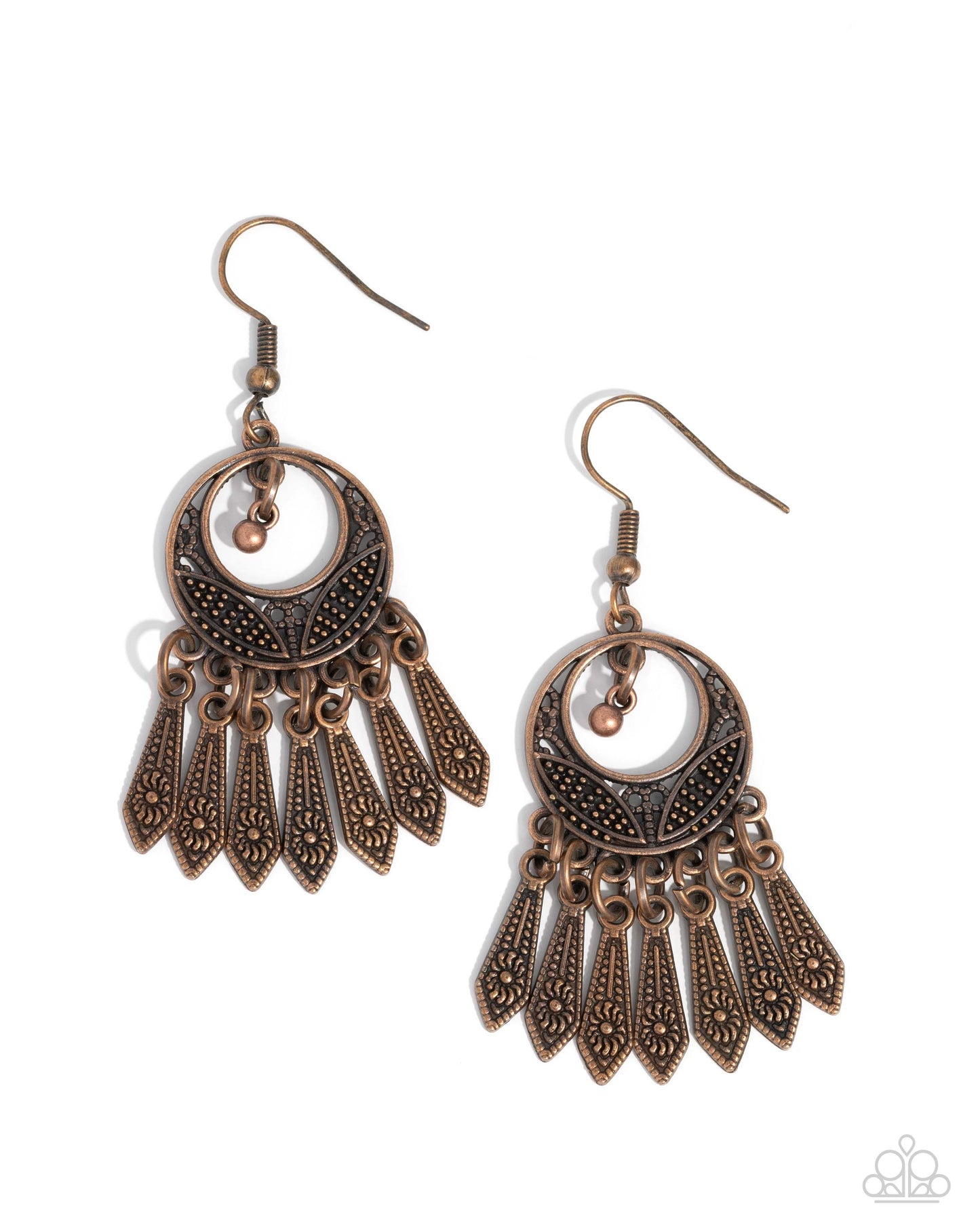 Paparazzi Accessories - PRAIRIE For Me - Copper Earrings