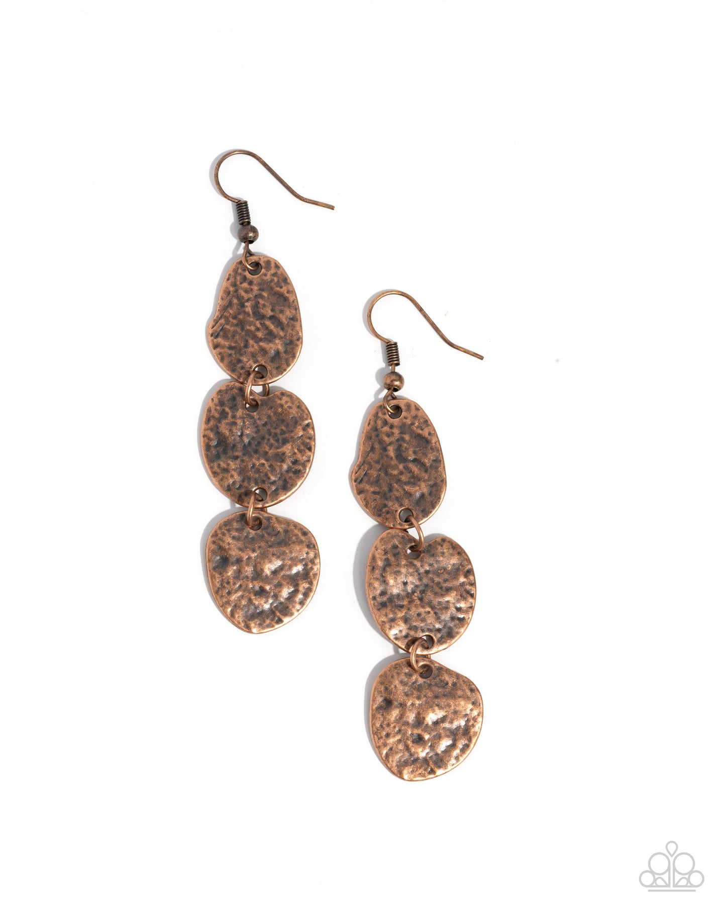 Paparazzi Accessories - Ancient Archive - Copper Earrings