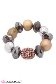 Paparazzi Accessories - All Cozied Up - Copper Bracelet