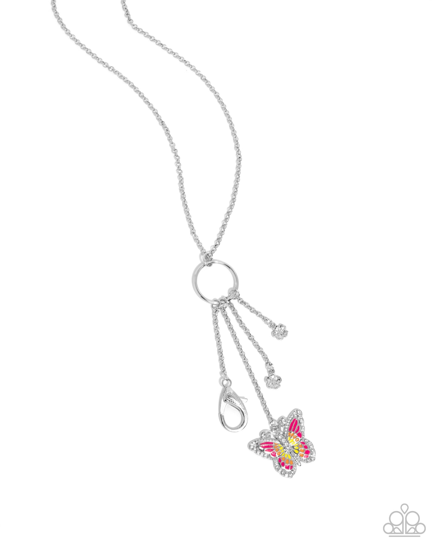 Paparazzi Accessories - Mariposa Masterpiece - Pink Necklace