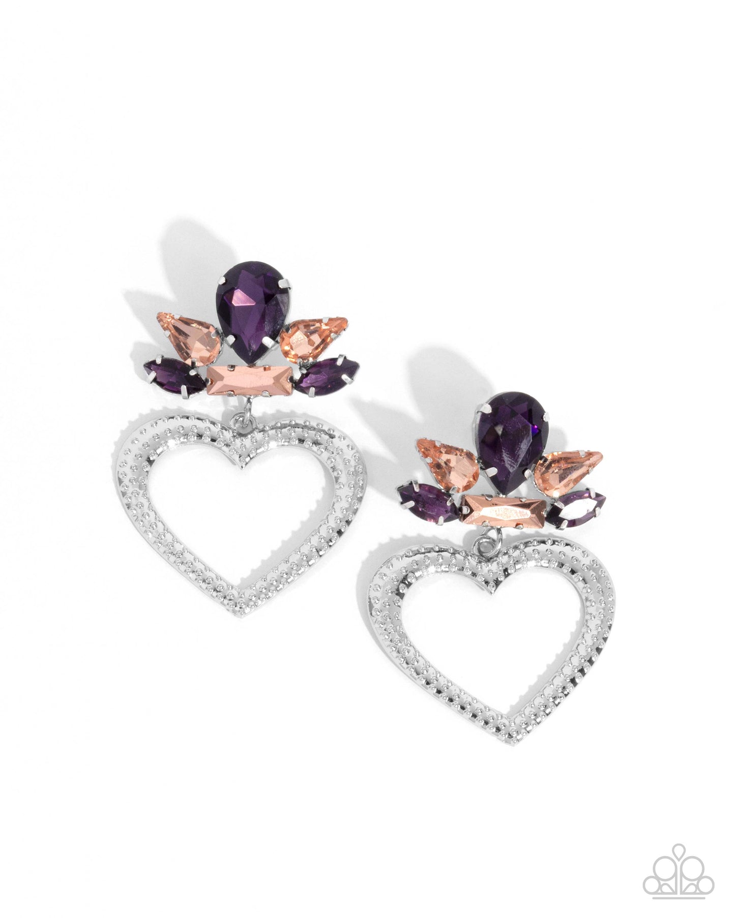 Paparazzi Accessories - Pushing Perfection - Purple Earrings