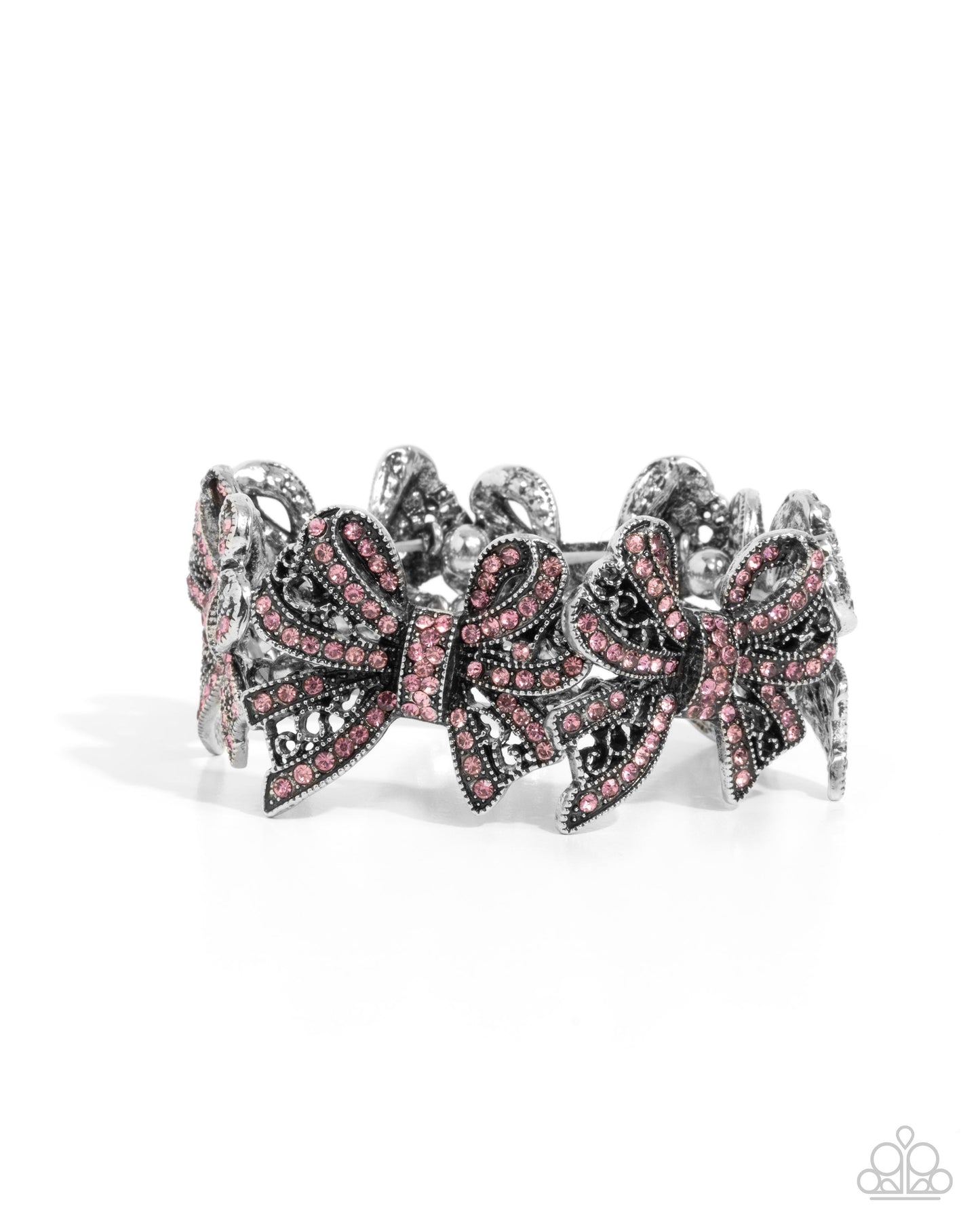 Paparazzi Accessories - French Flourishing - Pink Bracelet