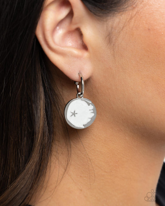 Paparazzi Accessories - South Star - White Earrings