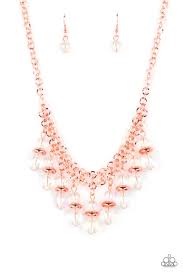 Paparazzi Accessories - Deep Space Diva - Copper Necklace