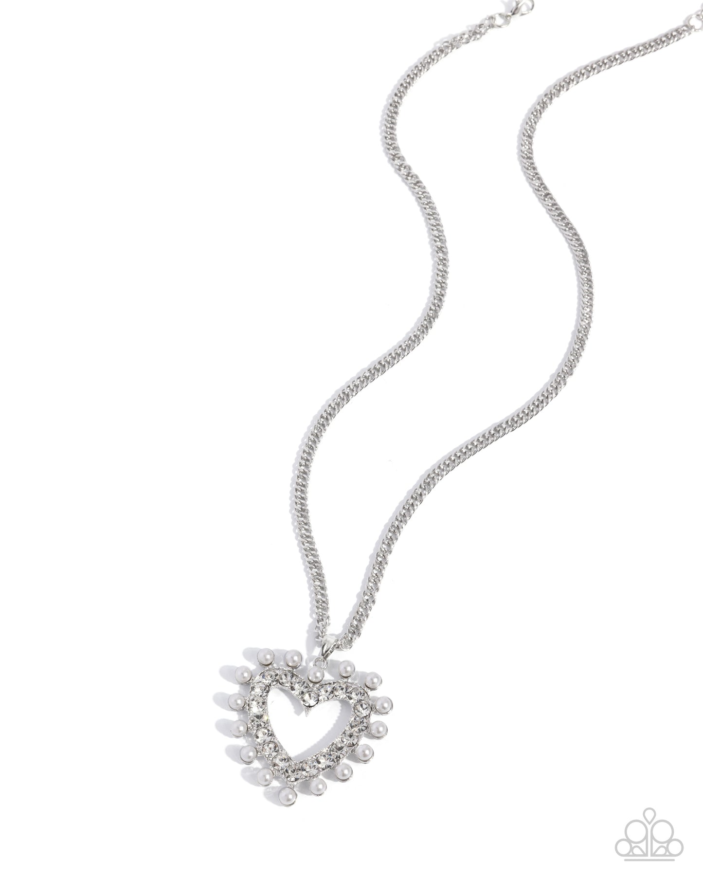 Paparazzi Accessories - Perfectly Prim - White Necklace