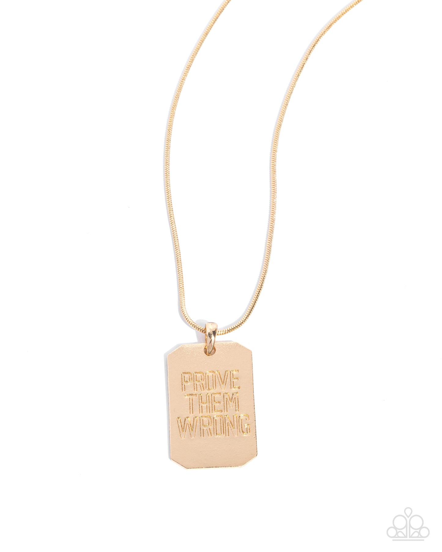 Paparazzi Accessories - Prove Them Wrong - Gold Necklace