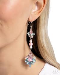 Paparazzi Accessories - Considerable Captivation -Multi Colored Earrings