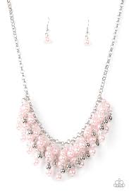 Paparazzi Accessories - Champagne Dreams - Pink Necklace