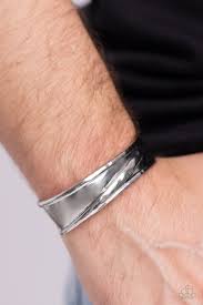 Paparazzi  Accessories - Real Slick - Silver Bracelet