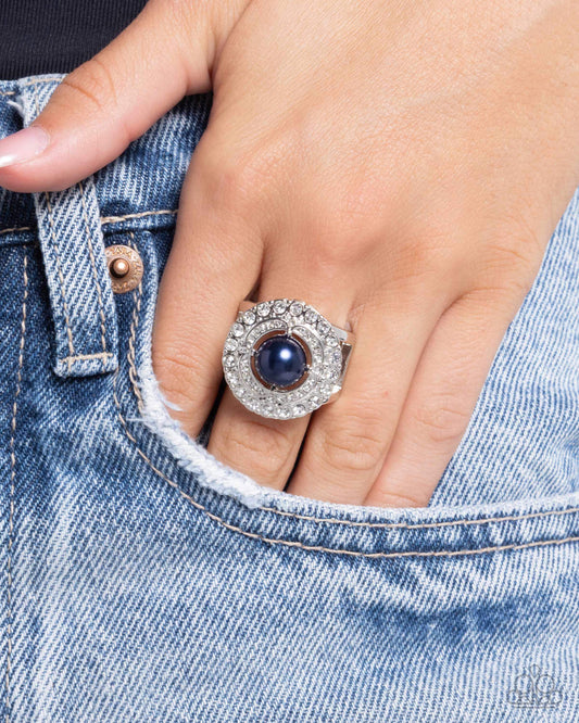 Paparazzi Accessories - Sneaky Shimmer - Blue Ring