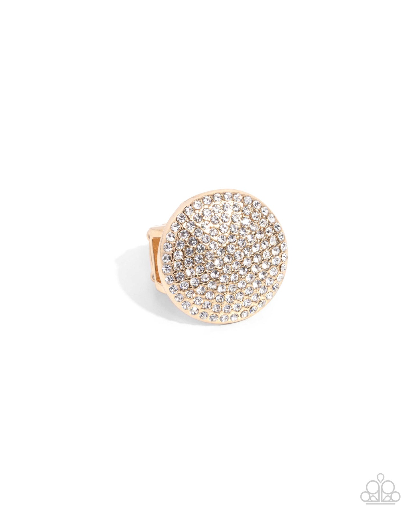 Paparazzi Accessories - Studded Scout - Gold Ring