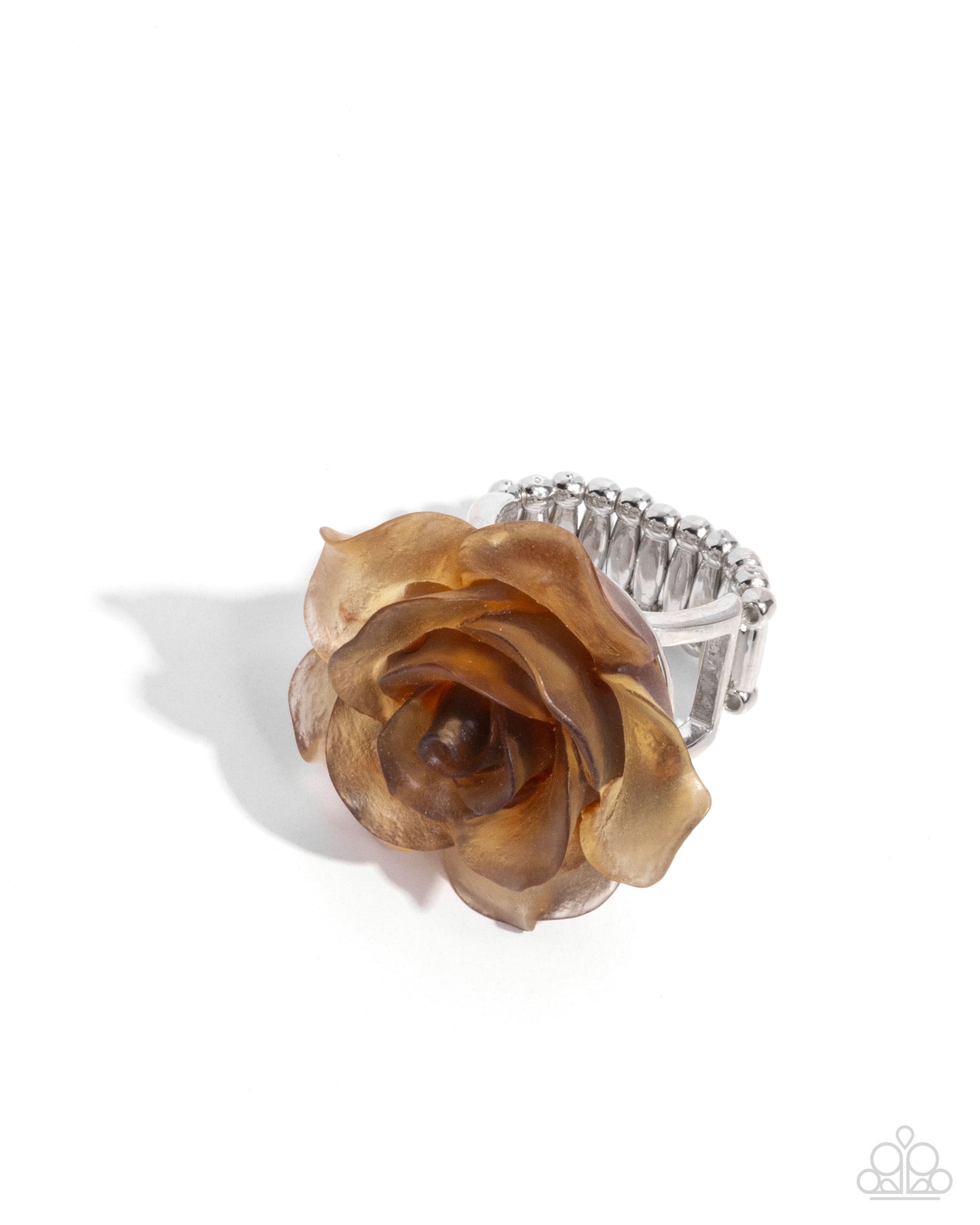 Paparazzi Accessories - Floral Intentions - Brown Ring