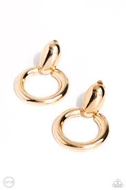 Paparazzi Accessories - Ancient Artisan - Gold Earrings