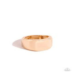 Paparazzi Accessories - Blanked Out - Gold Ring