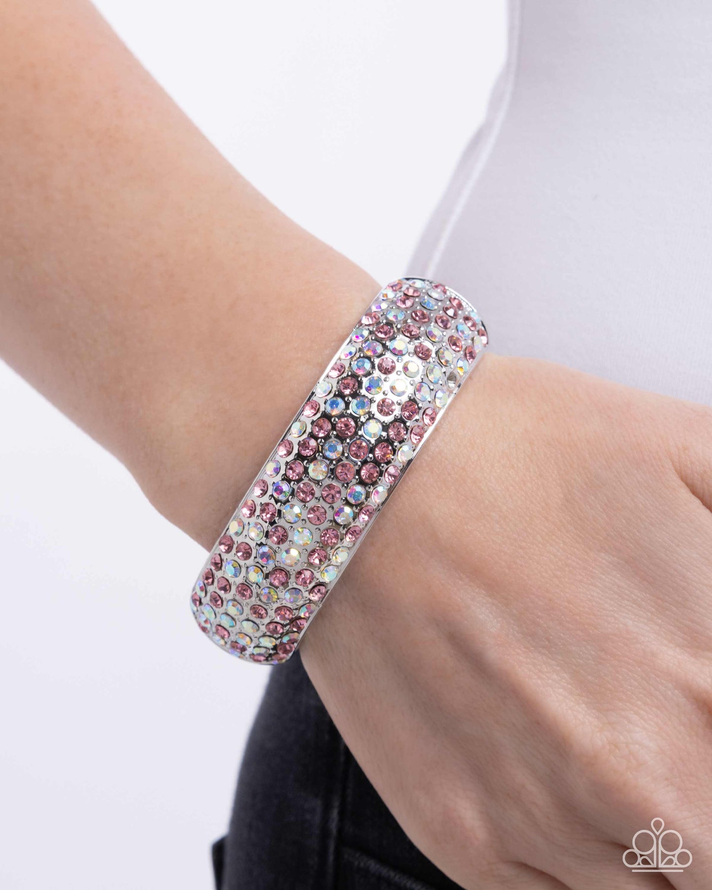 Paparazzi Accessories - Triumphant Twinkle - Pink Bracelet