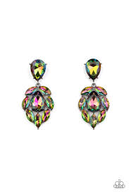 Paparazzi Accessories - Galactic Go-Getter - Oil Spill Earrings