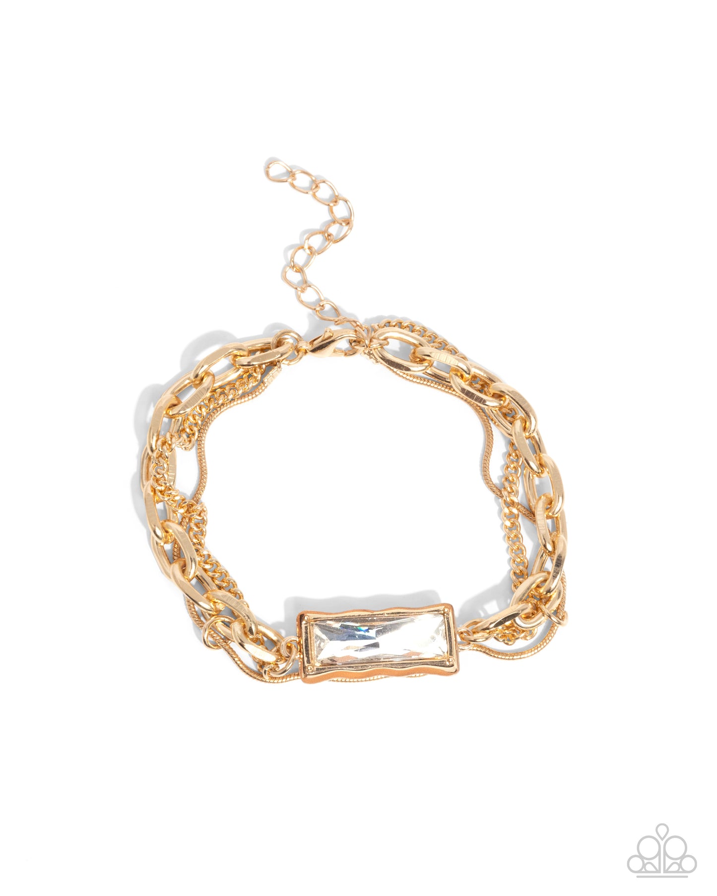 Paparazzi Accessories - Grungy Gait - Gold Bracelet