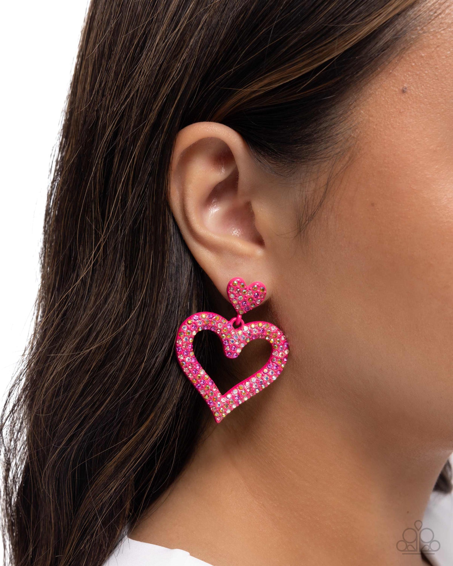 Paparazzi Accessories - Dazzling Deed - Pink Earrings