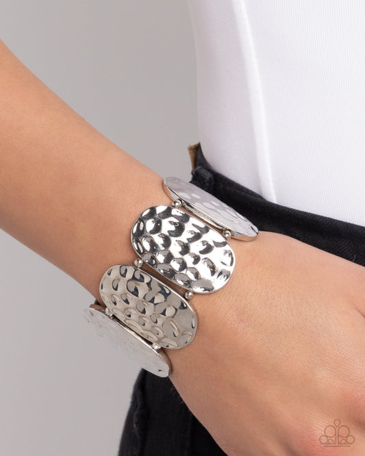 Paparazzi Accessories - Artisan Exhibition - Silver Bracelet