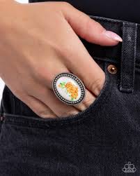 Paparazzi Accessories - Handmade Heaven - Orange Ring