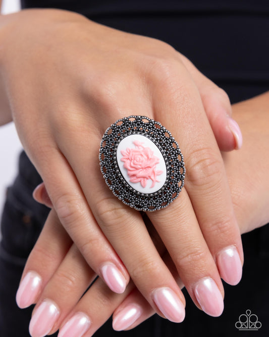 Paparazzi Accessories - Blooming Brooch - Pink Ring