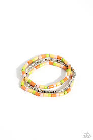 Paparazzi Accessories - Natural Notion - Multi Colored Bracelet